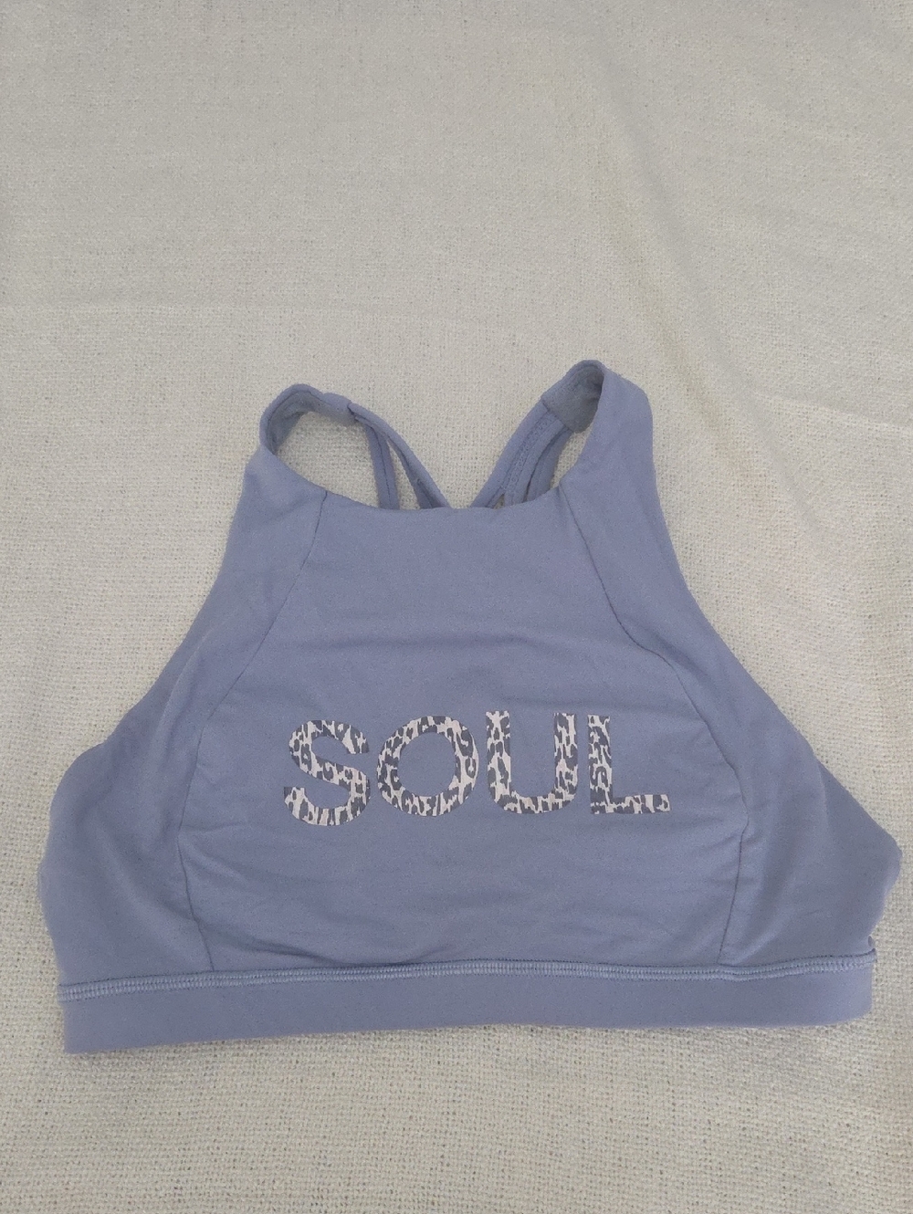 Lululemon X 'SOUL' High Neck Sports Bra Size 6
